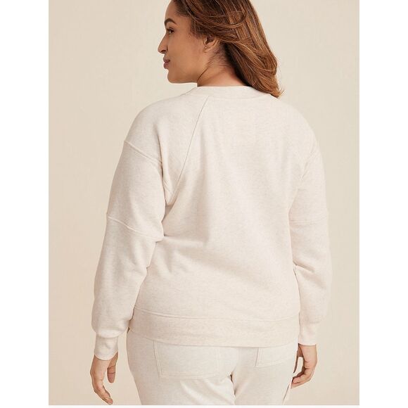 Maurices sweatshirt be kind heathered oatmeal XL - Picture 5 of 8